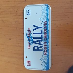 1983 Post Cereal license plate North Carolina